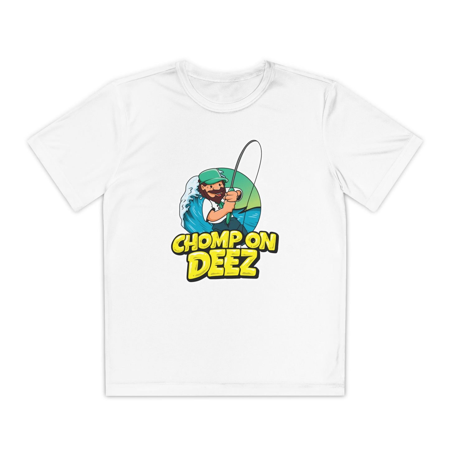 Youth Chomp on Deez Logo Performance T-Shirt