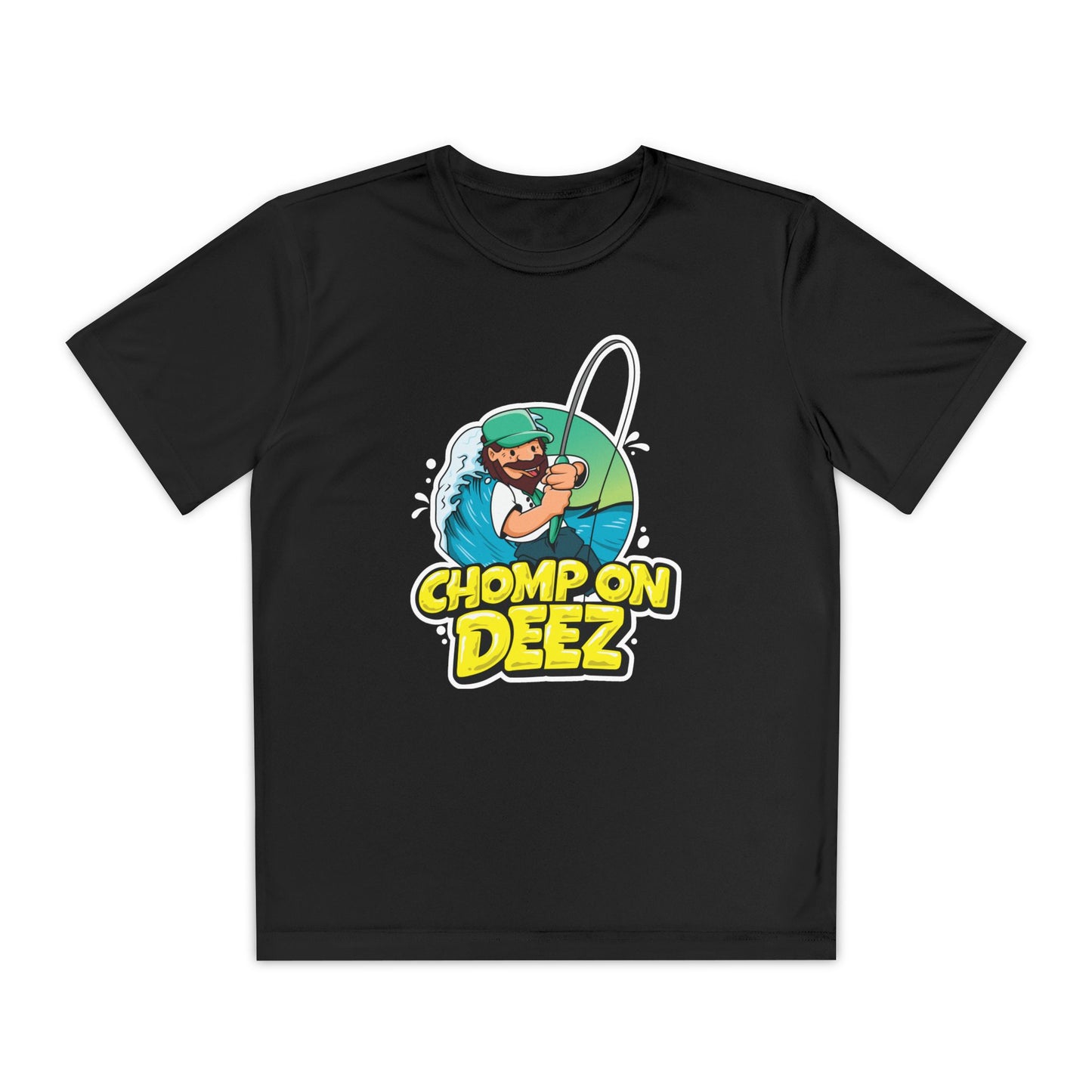 Youth Chomp on Deez Logo Performance T-Shirt