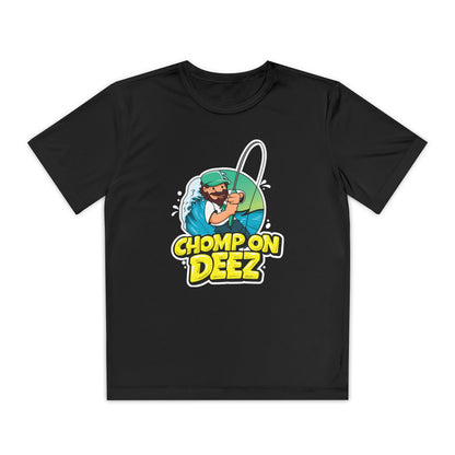 Youth Chomp on Deez Logo Performance T-Shirt