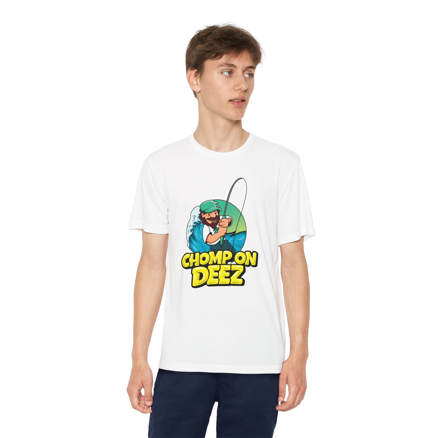 Youth Chomp on Deez Logo Performance T-Shirt
