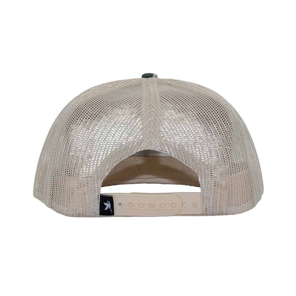 Rum Creek 7 Panel Trucker Hat - Duck Camo